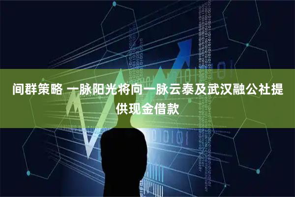 间群策略 一脉阳光将向一脉云泰及武汉融公社提供现金借款